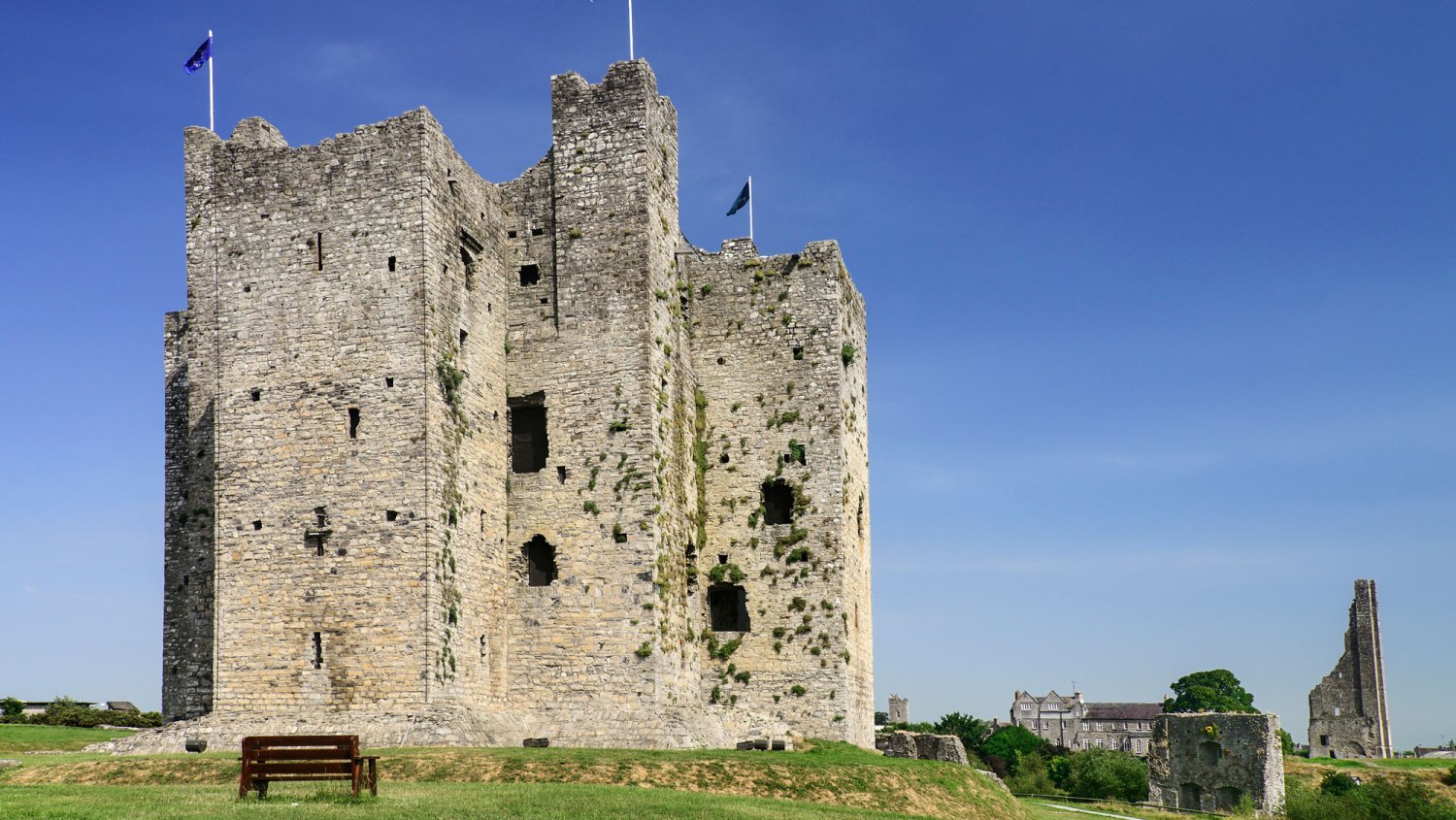 Trim, Ireland, County Meath, Trim Castle, The Keep.