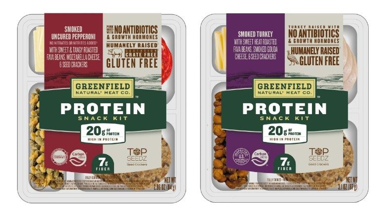 Greenfield Natural Meat Co. debuts Protein Snack Kits in pepperoni and turkey varieties