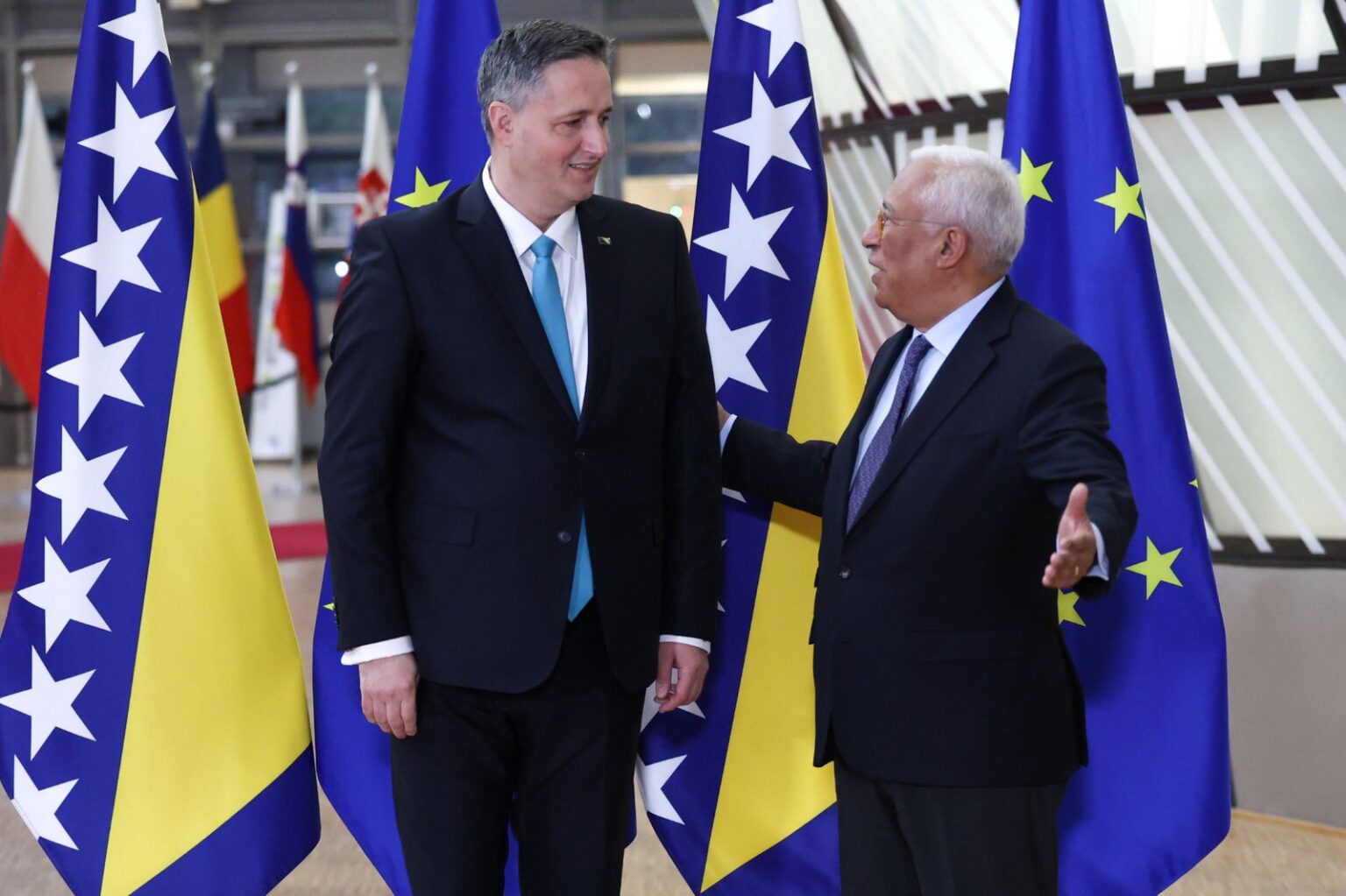 Costa and Bećirović discuss BiH's EU path and need for reforms