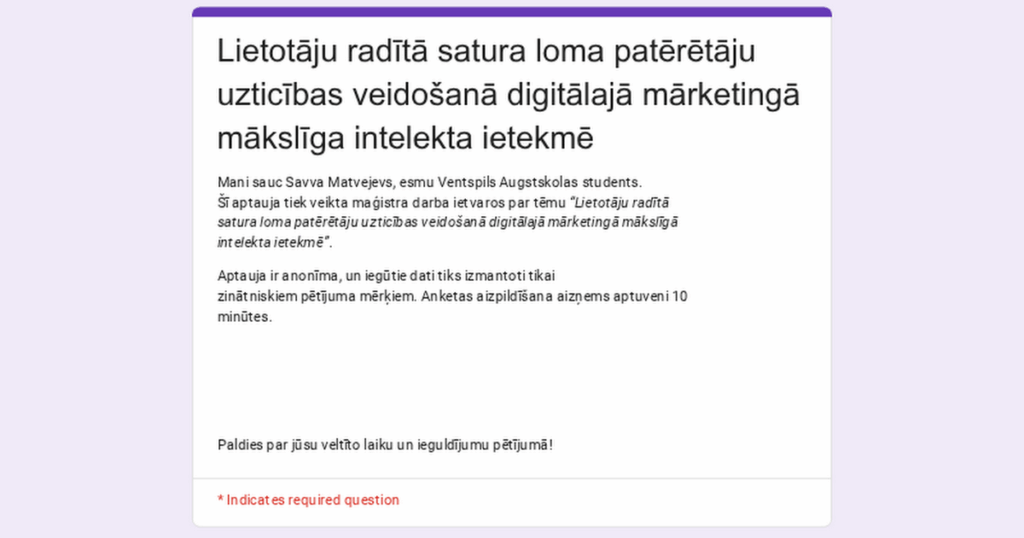 Help with my master’s research – short survey (3 min) Help with my master's research - short survey (3 min)