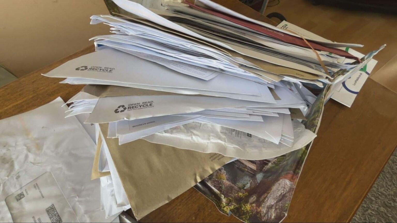 Royal Mail investigating after piles of unopened letters found in a recycling bin