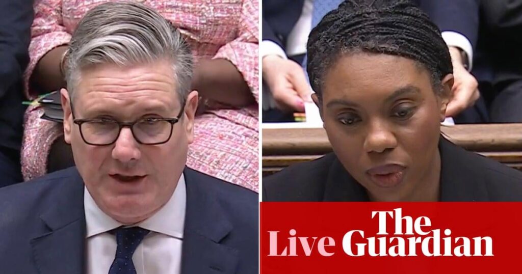 Starmer not prepared to join a war ‘without lawful basis and viable plan’, he tells PMQs – UK politics live