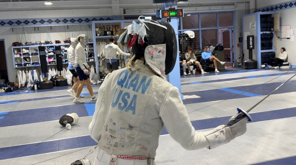 UNC fencer stays connected to sport by refereeing