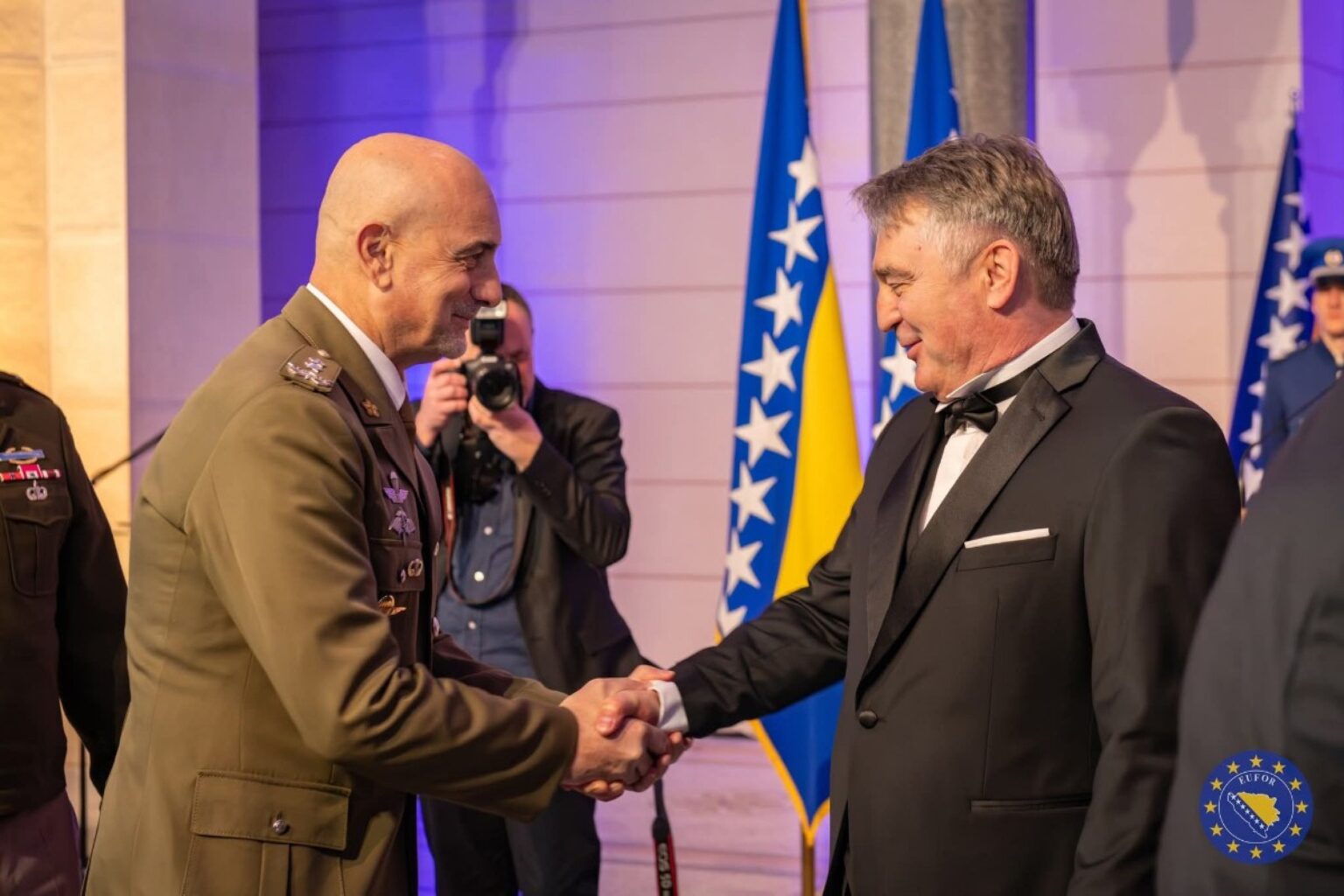 EUFOR Commander attends Gala Reception marking the Independence Day of BiH