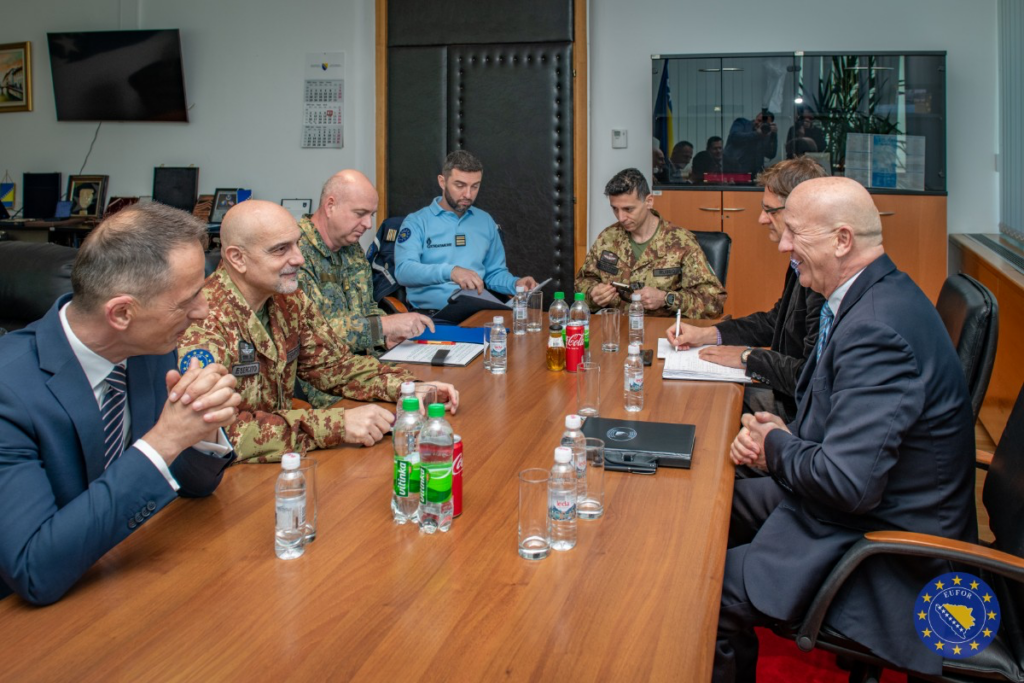 EUFOR Commander Meets Deputy Minister of Security of Bosnia and Herzegovina
