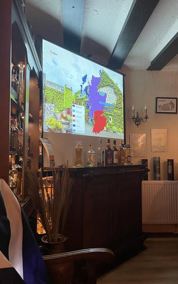 The presentations included distillery information and details about the whisky we would be sampling. 
