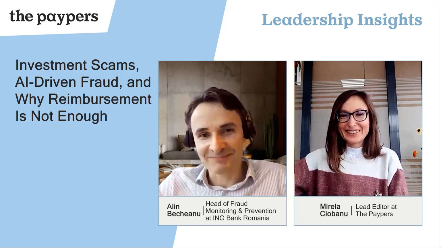 Investment scams, AI-driven fraud, and why reimbursement is not enough