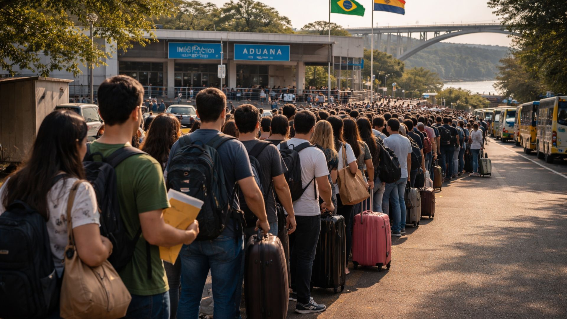 Número de brasileiros que obtêm residência no Paraguai dispara em 2025, com mutirões em Ciudad del Este acelerando o processo migratório.