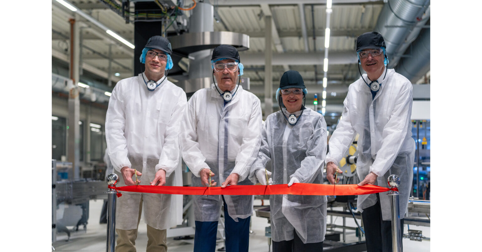 Swiss President Guy Parmelin inaugurates new Toblerone production line in Switzerland