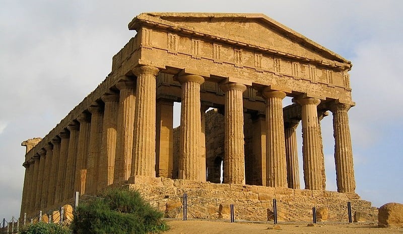 Temple of Concordia Argigento Italy, Valley of the temples