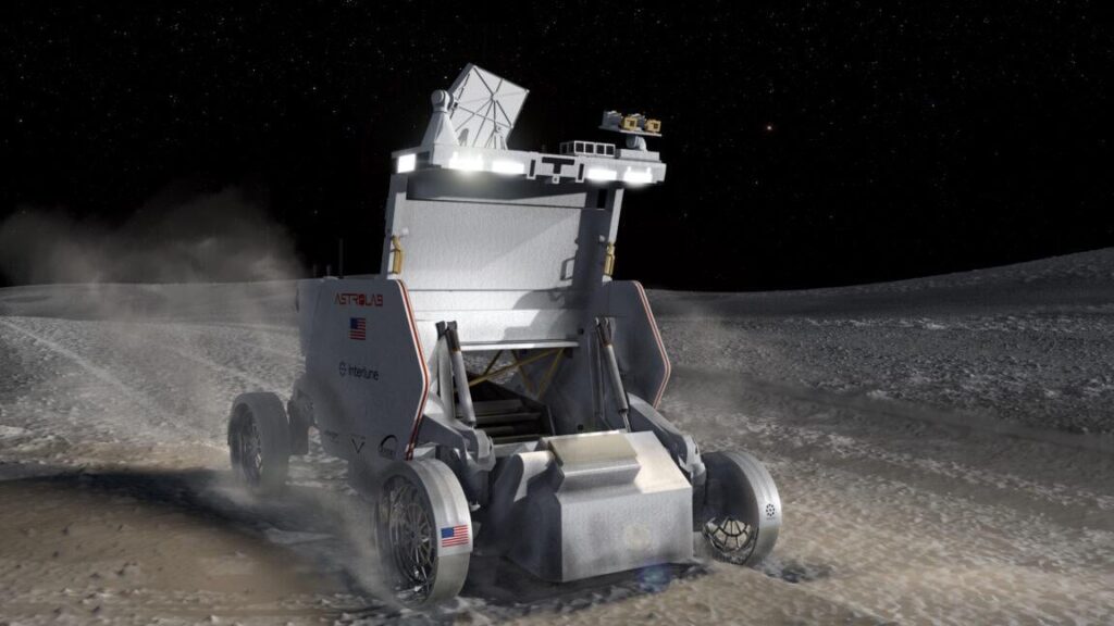 As Moon interest heats up, two companies unveil plans for a lunar "harvester" | “Ultimately, we want to build a fleet of electric harvesters.”