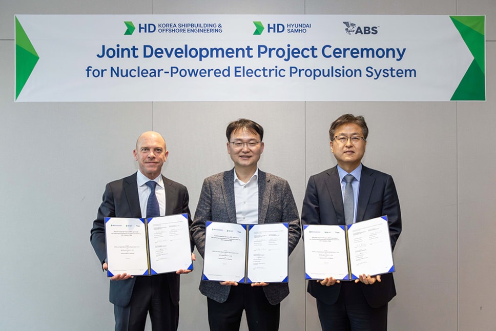 Joint development project targets nuclear-powered electric propulsion systems for container ships Joint development project targets nuclear-powered electric propulsion systems for container ships