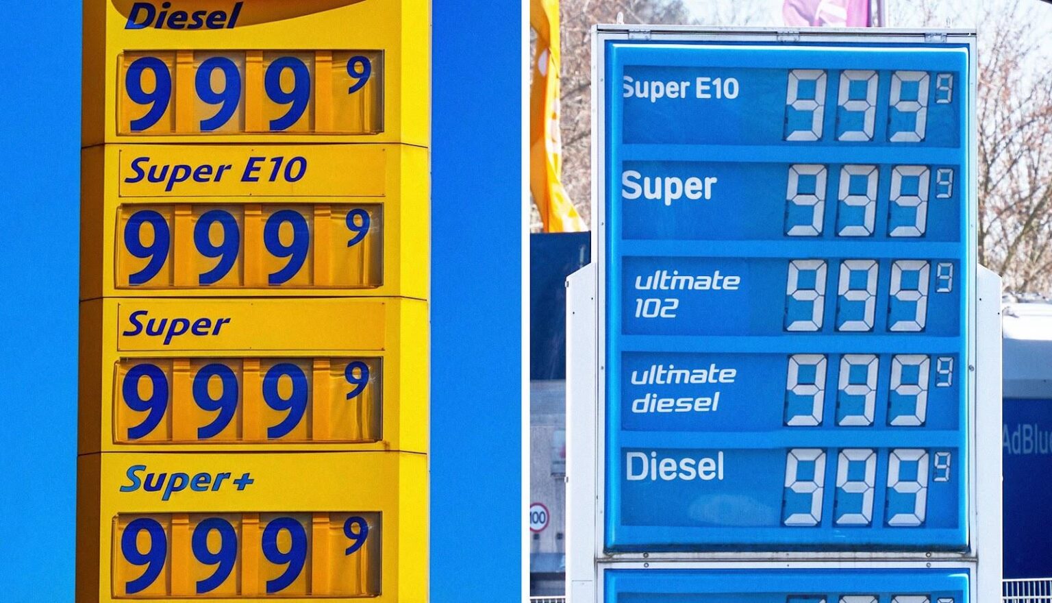 "Just increase it once a day? No problem!" – Petrol stations start at 10 euros per liter in the morning