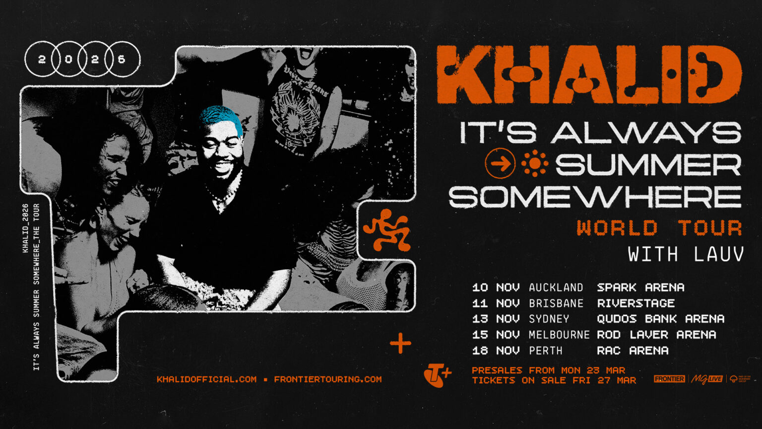 Khalid (USA) Returning to Australia & New Zealand