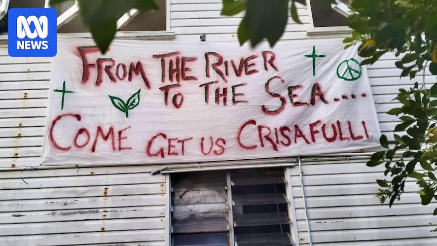Dorothy Day House in Greenslopes raided by police over political banner