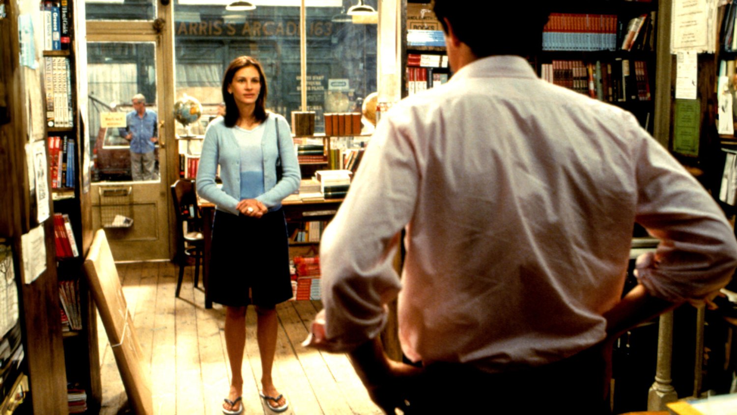 NOTTING HILL, Julia Roberts, Hugh Grant, 1999, The Notting Hill Book Shop