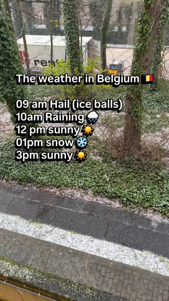 Belgium weather 🇧🇪 moody just like me 🤭