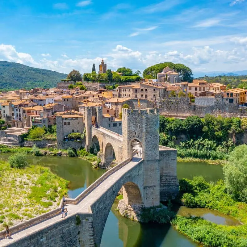 Medieval Town Of Besalu, Catalonia, Spain