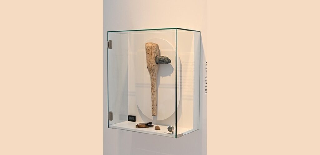 The axe newly displayed in the permanent exhibition at the Museum of Archaeology in Frauenfeld.  Credit: ©Canton Thurgau