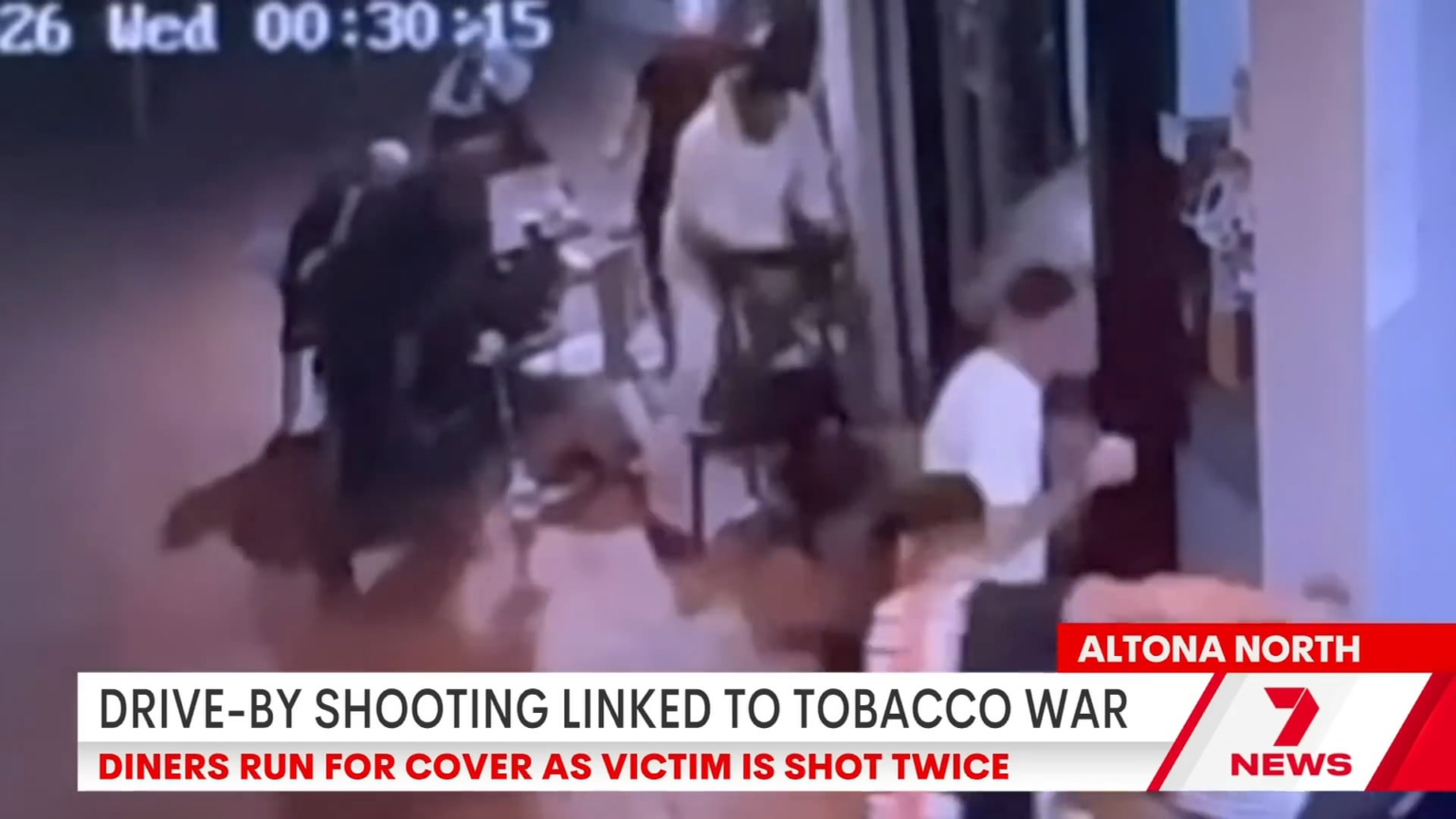 Gunman opens fire at Altona North cafe