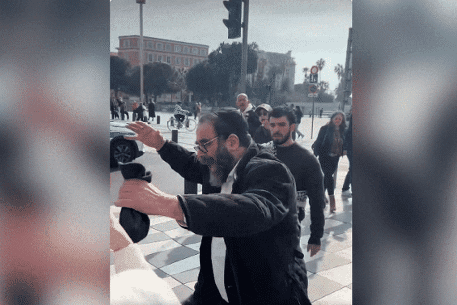 “He discredits his cause”: did a man wearing a kippah simulate an attack during a pro-Palestinian stand in Nice?