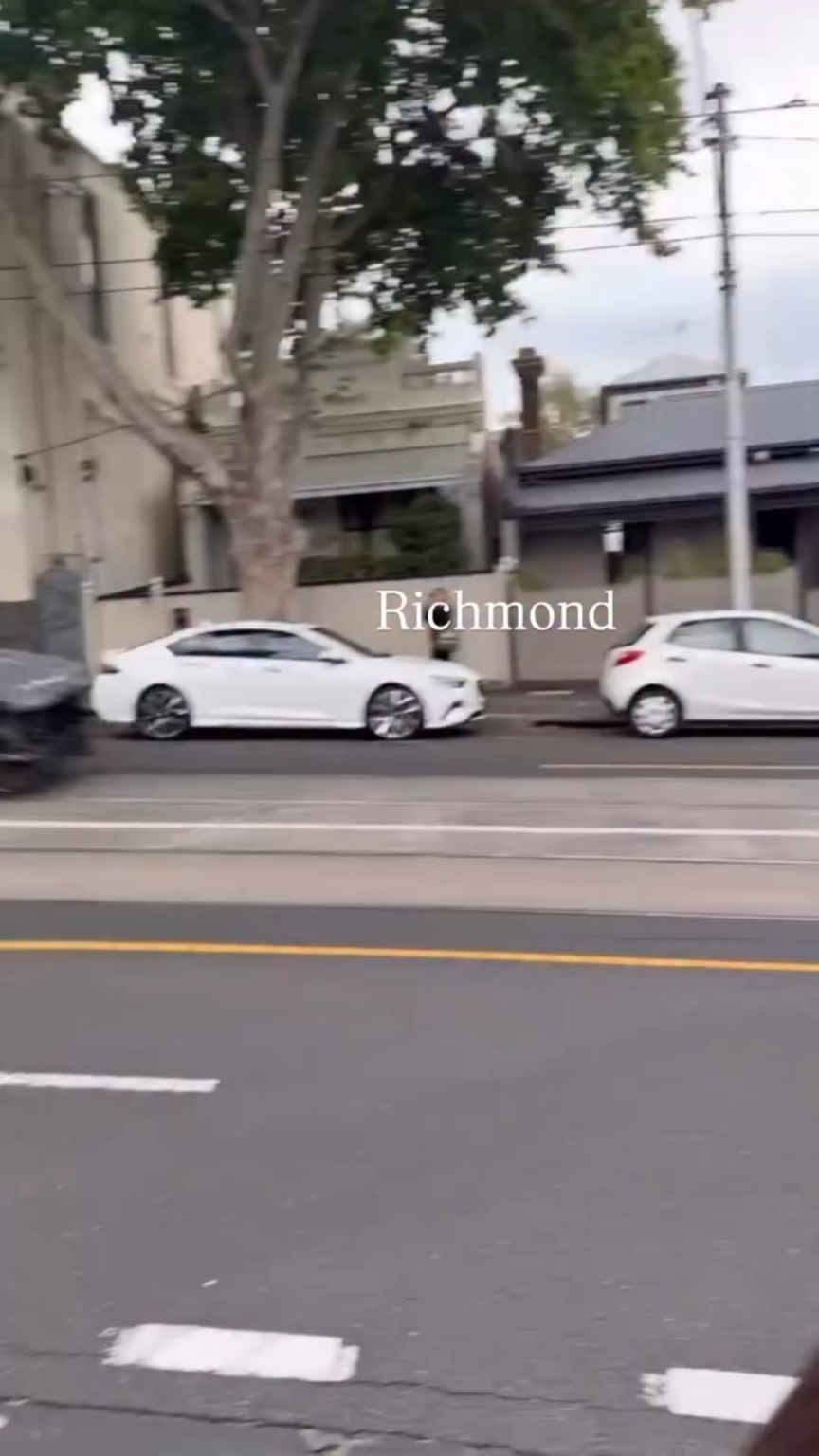 High speed chase in Richmond. Jesus christ mate. You can't park there bud...