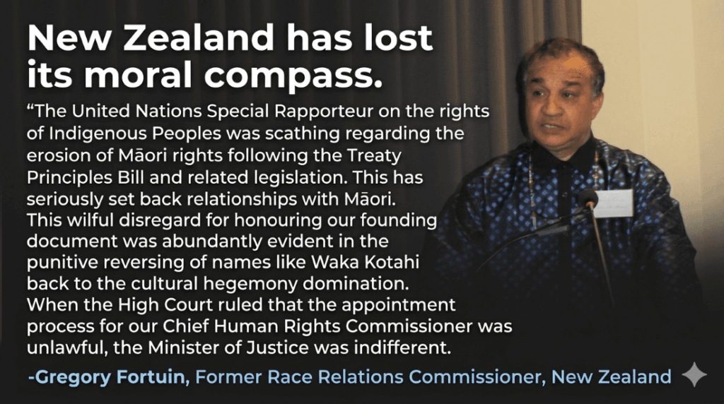 New Zealand’s global standing on Human Rights betrayed