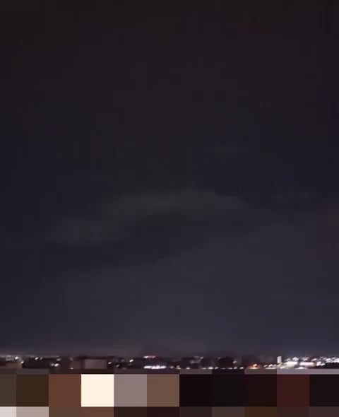 Video showing strikes, massive explosions, reportedly at IRGC ballistic missile base near Isfahan, Iran