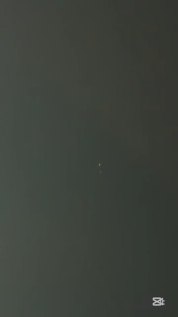 Cluster Missile Submunitions decouple over Tel Aviv, Israel 3/22/26