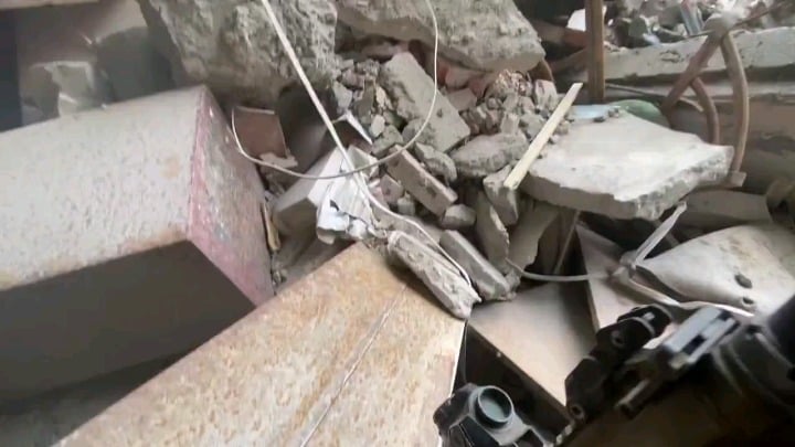 Ukrainian soldiers + International Legion soldiers clearing houses. Stepnohirs'k. Published 23.03.2026