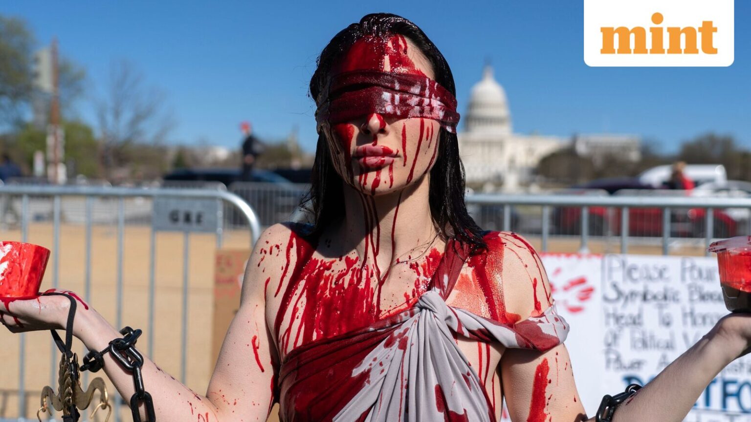 ‘No Kings’ protests sweep US, Europe as Bruce Springsteen performs, ‘Cats Against Trump’ sign stands out | Pics