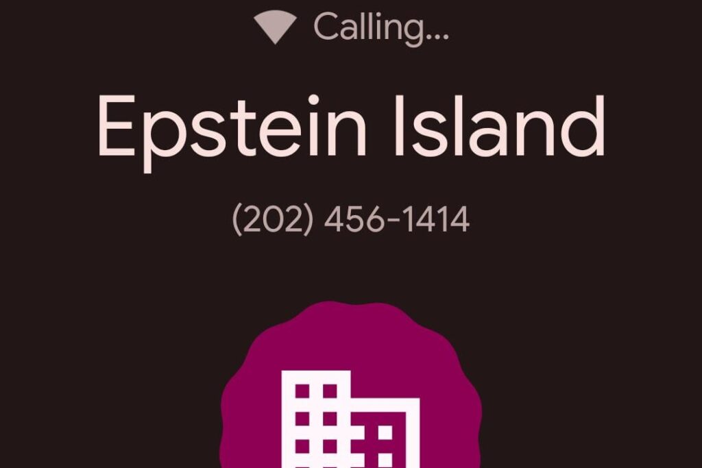 Post reporters called the White House. Their phones showed ‘Epstein Island.’