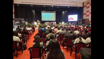 Over 150 research papers discussed sustainability and healthcare. Minister raises concern over worsening air quality; eco-friendly practices adopted. (Facebook//gurugramuniversity.ac.in)