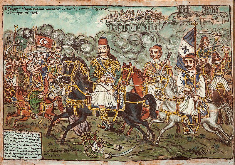 Karaiskakis' men set up drums in Piraeus and fight Kioutachis. How 250 warriors overturned the facts and defeated thousands of Ottomans - TIME MACHINE