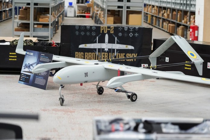 A PD-2 drone manufactured by Ukrspecsystems
