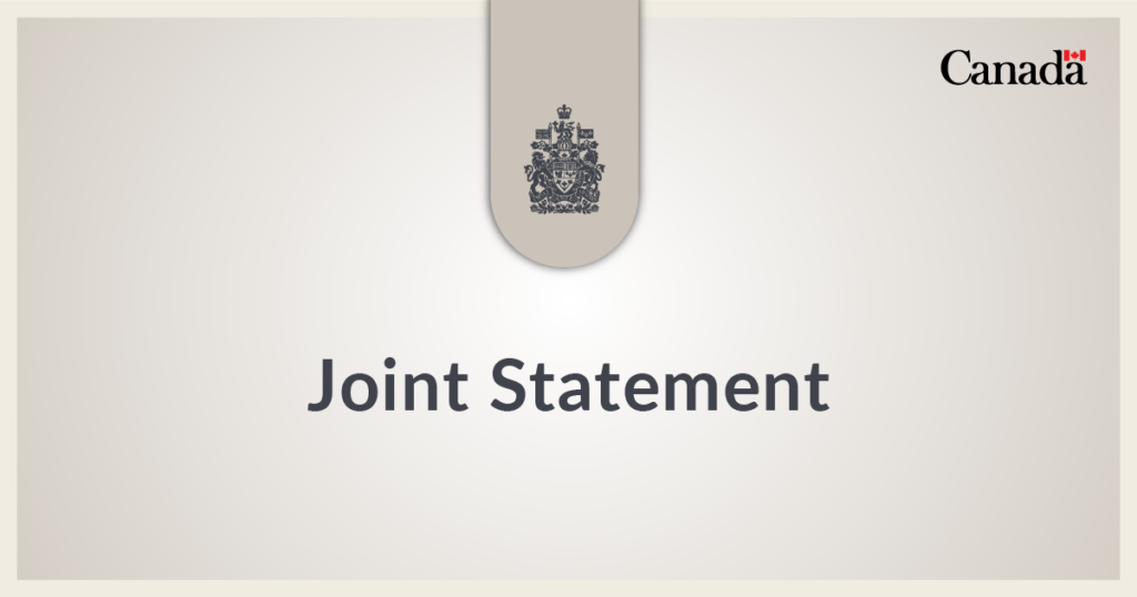 Joint statement by the Prime Ministers of the Nordic countries and Canada