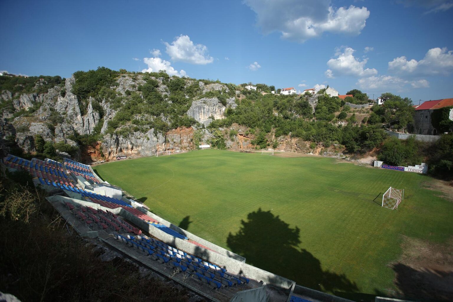 The Croatian Stadium Declared the Most Unusual in the World croatian stadium unusual in world