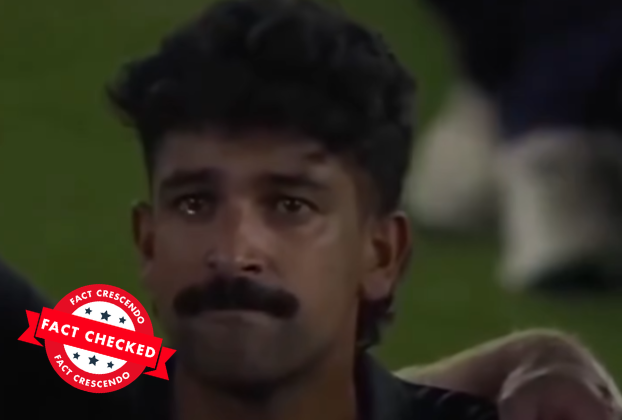 This video does not show New Zealand cricketer Ish Sodhi getting emotional during the Indian National Anthem