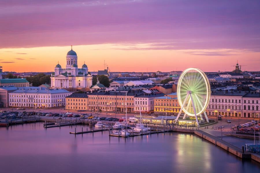 False picture of Helsinki