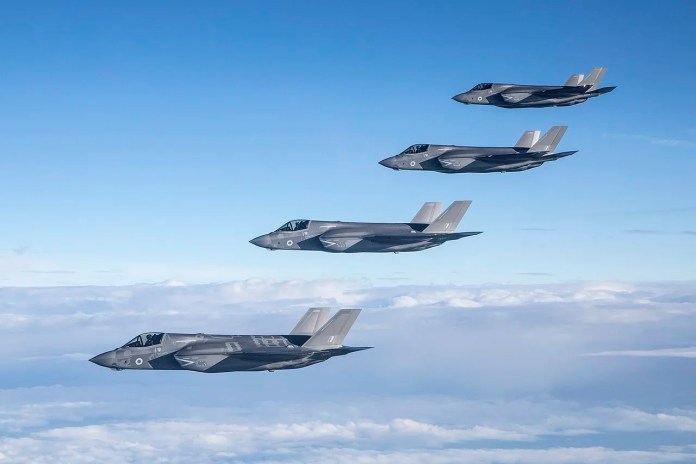F-35B fighters of the Royal Air Force