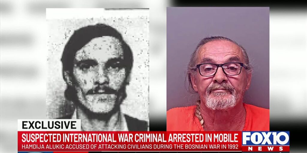 U.S. Marshals arrested a suspected international war criminal in Mobile on Wednesday