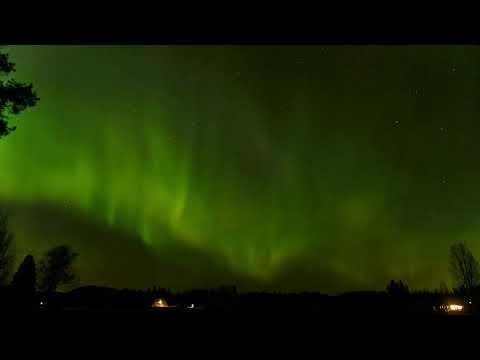 Aurora Borealis aka Northern lights in the nightsky 22.03.26