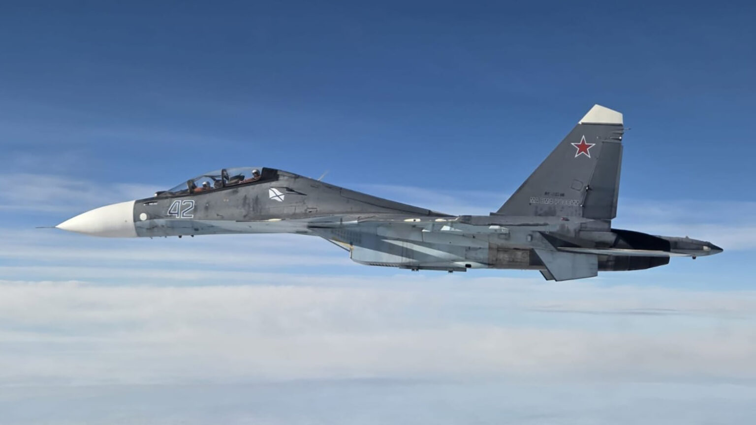 Italian Eurofighters Intercept Russian Su-30 That Violated Estonian Airspace Over the Baltic Sea Italian Eurofighters Intercept Russian Su-30 That Violated Estonian Airspace Over the Baltic Sea