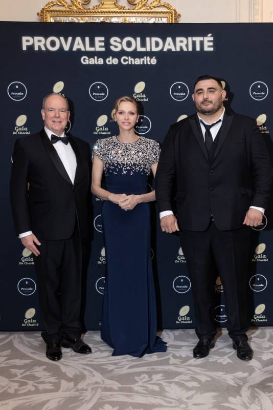 Prince Albert II and Princess Charlene attend Provale Gala in Paris