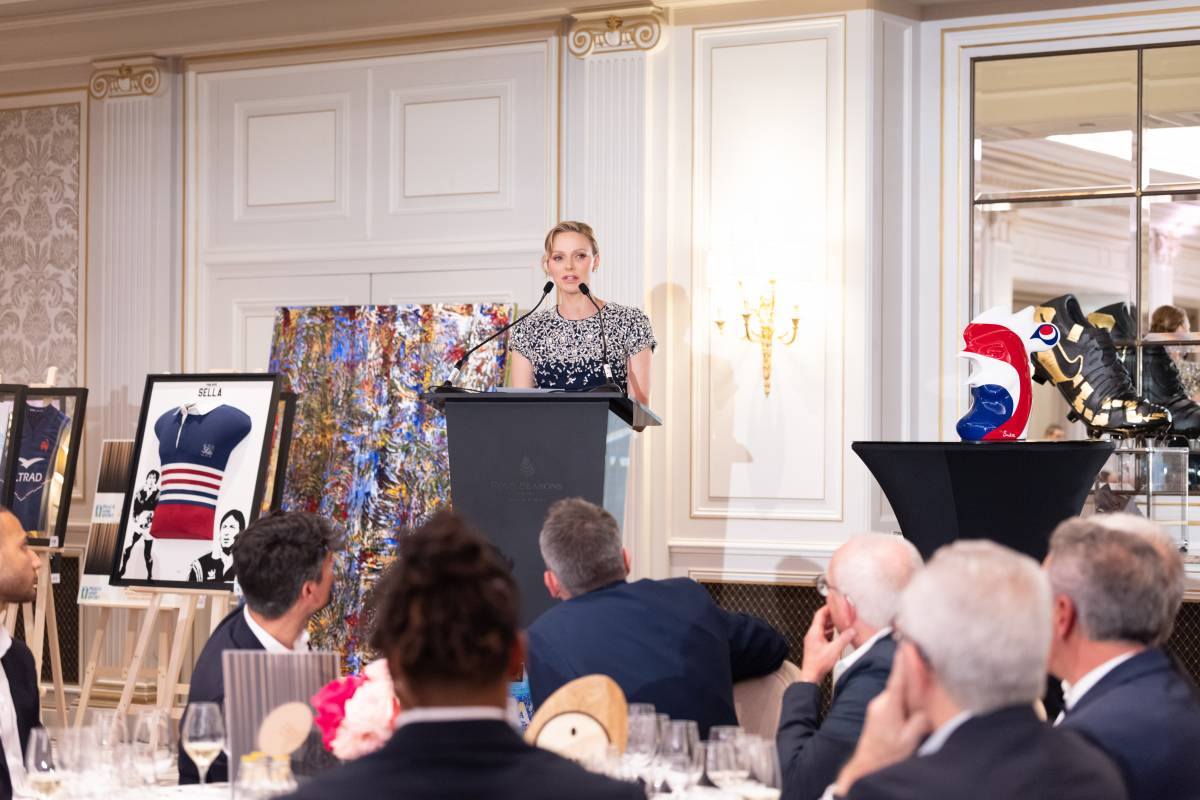 Prince Albert II and Princess Charlene attend Provale Gala in Paris