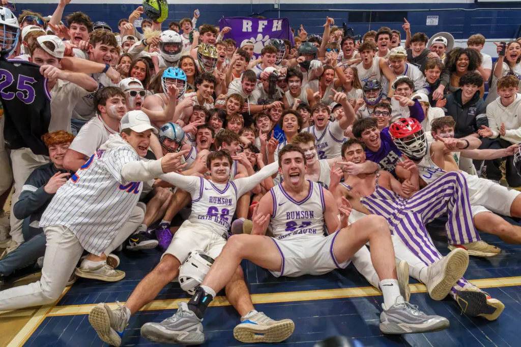 Rumson Sectional Champions - Shore Sports Insider Rumson-Fair Haven celebrates winning the Central Jersey Group 2 title (Photo by Patrick Olivero) - Rumson Sectional Champions