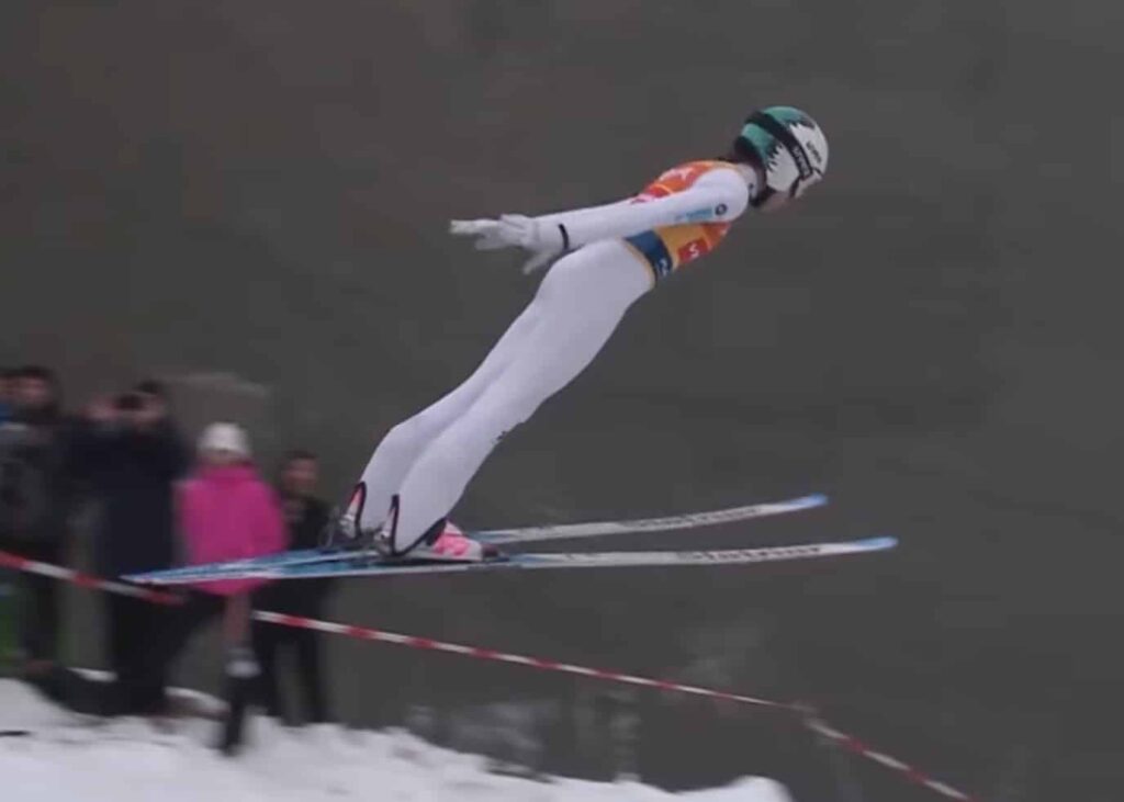 Slovenia's Nika Prevc Sets New Women's Ski Jumping World Record (242.5 Meters)