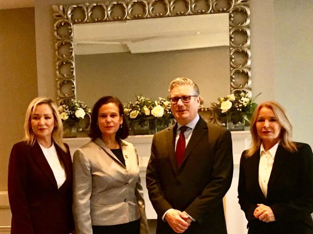 Politicians in North of Ireland press Starmer on fuel costs Politicians in North of Ireland press Starmer on fuel costs