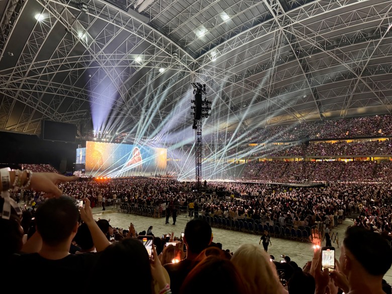 Taylor Swift performing in Singapore in 2024. Courtesy of Tenth Avenue Freezeout.