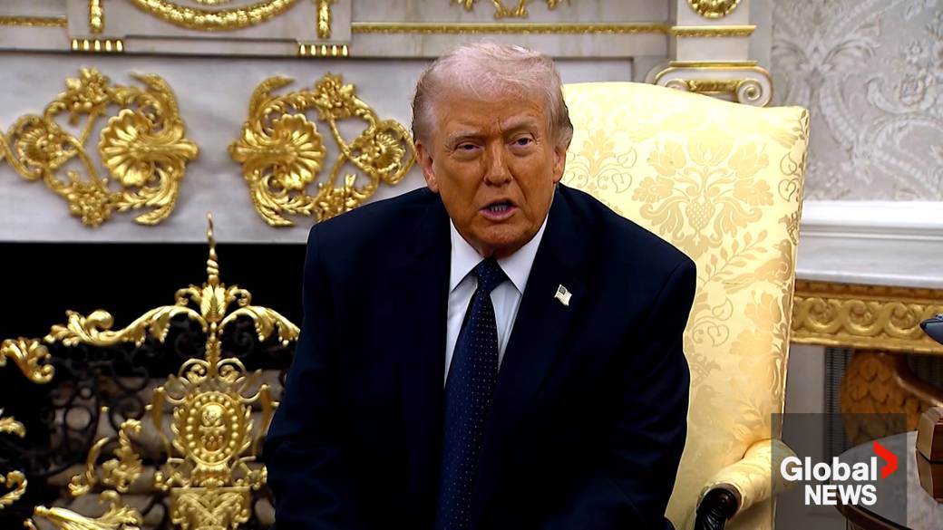 Click to play video: 'Trump says he’ll cut off all trade with Spain over access to military bases'
